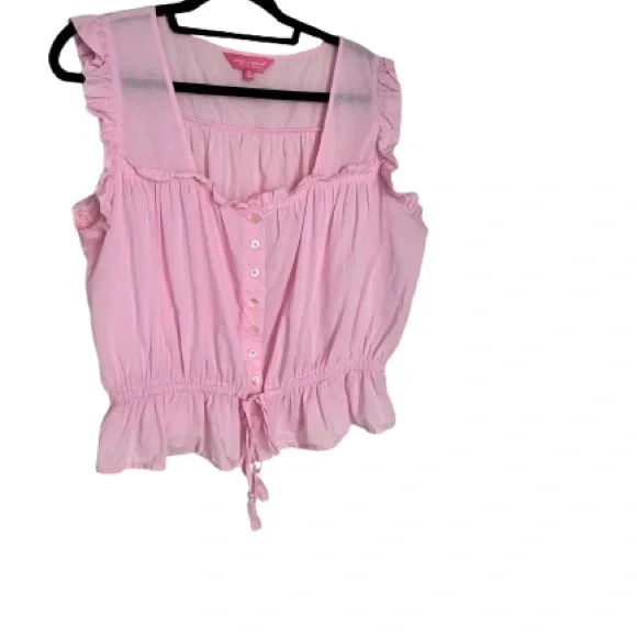 Simply Southern Pink Sleeveless Top - Size Large - Picture 4 of 11